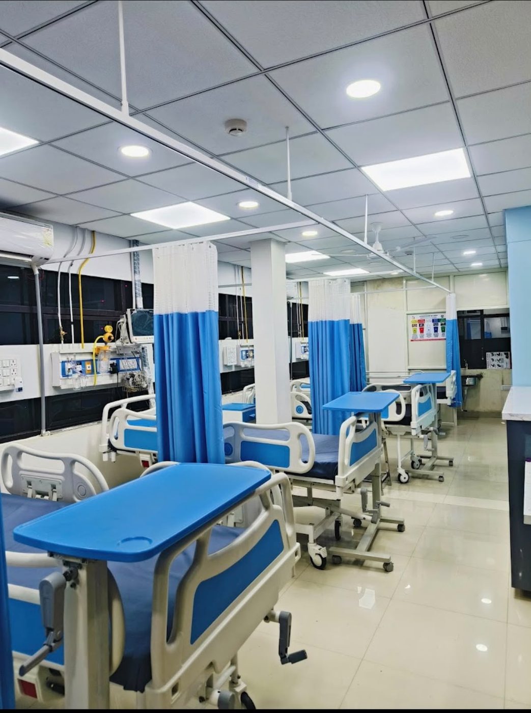 ICU ward at Gurjar Multispeciality Hospital, Berasia